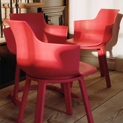 red social threesome chair porn